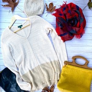 Lauren Ralph Lauren waffle knit sweater